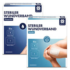 Steriler Wundverband, Wasserfest