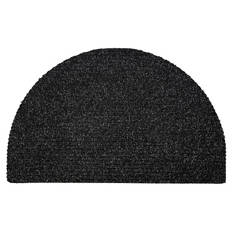 Gerippte Türmatte, Schwarz Halbrund