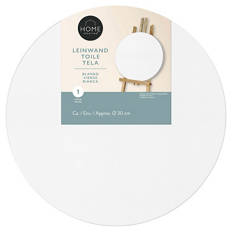 Blanko Leinwand, rund, 30 x 30 cm