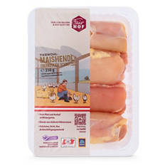 Maishendl-Oberkeulenschnitzel