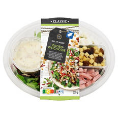 Salat-Menü Classic 350 g, Quinoa mit Ziegenkäse & Schinken