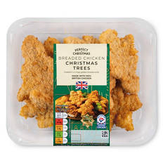Chicken Christmas Tree Shapes