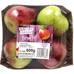Rote Birne 600g