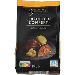 FINEST CUISINE Lebkuchen Konfekt 200 g, Zitrone-Ingwer