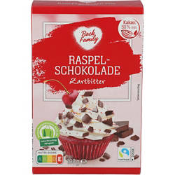 Raspelschokolade, Zartbitter 100 g