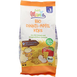 Bio-Dinkelkeks 125 g, Apfel