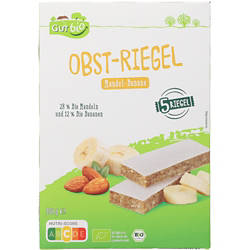 Bio-Obstriegel 150 g, Mandel-Banane