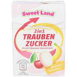 2 in 1 Traubenzucker 100 g, Kirsche