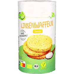 GUT BIO Bio-Linsenwaffeln 122 g, Salz