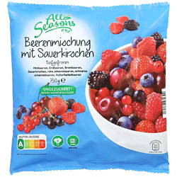 Obst-Sortiment ungesüßt 750 g, Beeren