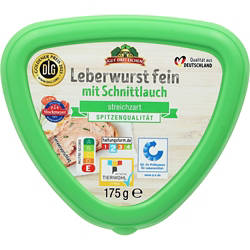 Leberwurst im Becher 175 g, Schnittlauch