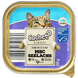 Classic Katzennassfutter 100 g, Seelachs