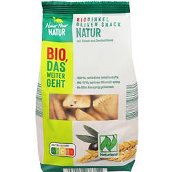 Bio-Dinkel-Oliven-Snack 150 g, Natur