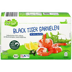 Bio-Garnelen 180 g, Black Tiger