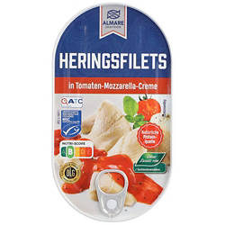 ALMARE Heringsfilet 200 g, Tomate-Mozzarella