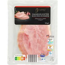 Handgelegter Kochschinken 125 g, Hell geräuchert