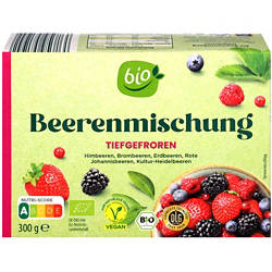 Bio-Obstsortiment 300 g, Beerenmischung