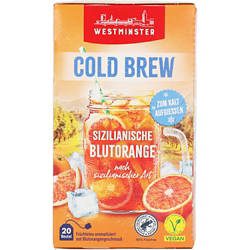 Cold Brew Ländertee 20 Beutel 50 g, Sizilianische Blutorange