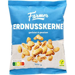 Erdnüsse geröstet und gesalzen 500 g