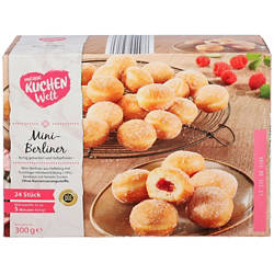 Kuchen-Party 300 g, Mini-Berliner Himbeere