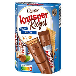 Schoko-Knusper-Riegel 180 g, Vollmilch