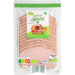 GUT BIO Bio-Aufschnitt 125 g, Leberkäse fein