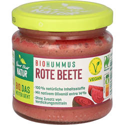 Bio-Hummus 180 g, Rote Bete