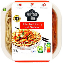 Asiatische Gerichte 400 g, Red Curry
