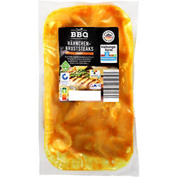 Marinierte Hähnchensteaks 550 g, Curry