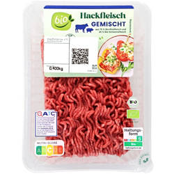 Bio-Hackfleisch, gemischt 400 g