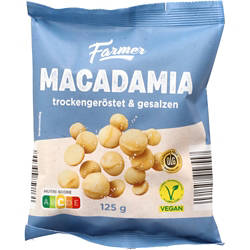 FARMER Macadamia gesalzen 125 g