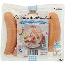 GUT DREI EICHEN Schinkenbockwurst 500 g