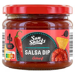 Salsa Dip 310 g, Scharf