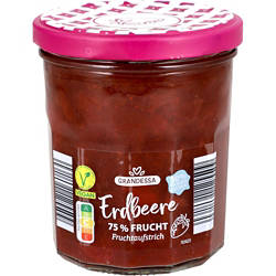 GRANDESSA, Fruchtaufstrich 75% 335g, Erdbeere