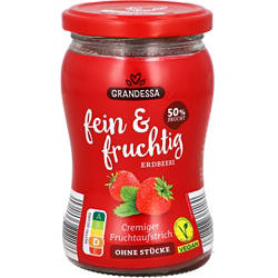 Fruchtaufstrich Fein & Fruchtig 300 g, Erdbeere