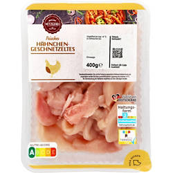 Frisches Hähnchen-Geschnetzeltes 400 g