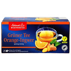 Grüner Tee Mix 44 g, Orange-Ingwer