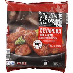 Beef Cevapcici 1 kg, Ajvar