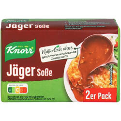 Basissaucen 3x250ml, Jäger Soße 2x