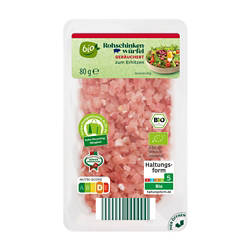 Bio-Schinkenwürfel 80 g