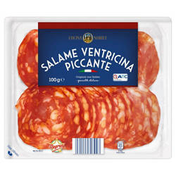 NOBILE Original italienische Salami 100 g, Ventricina Piccante