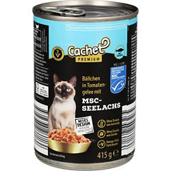Katzenfutter Nass 415 g, MSC Seelachs
