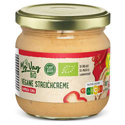 Vegane Bio-Streichcreme 180 g, Paprika-Chili