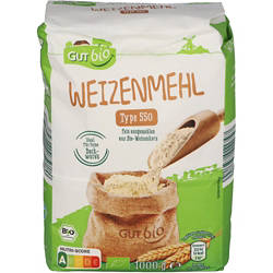 Bio-Weizenmehl 1 kg, Type 550