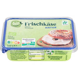 Bio-Frischkäse 160 g, Natur