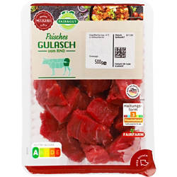 FAIR & GUT Rindergulasch 500 g