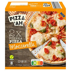 Pizzeria Pizza 2er-Pack, Mozzarella 670 g