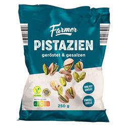 Pistazien 250 g, geröstet und gesalzen