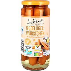 Wiener Würstchen 250 g, Geflügel-Wiener