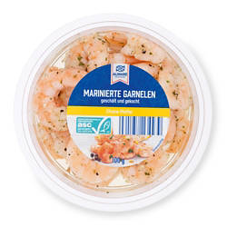 Marinierte Garnelen in Öl 100 g, Zitrone Pfeffer